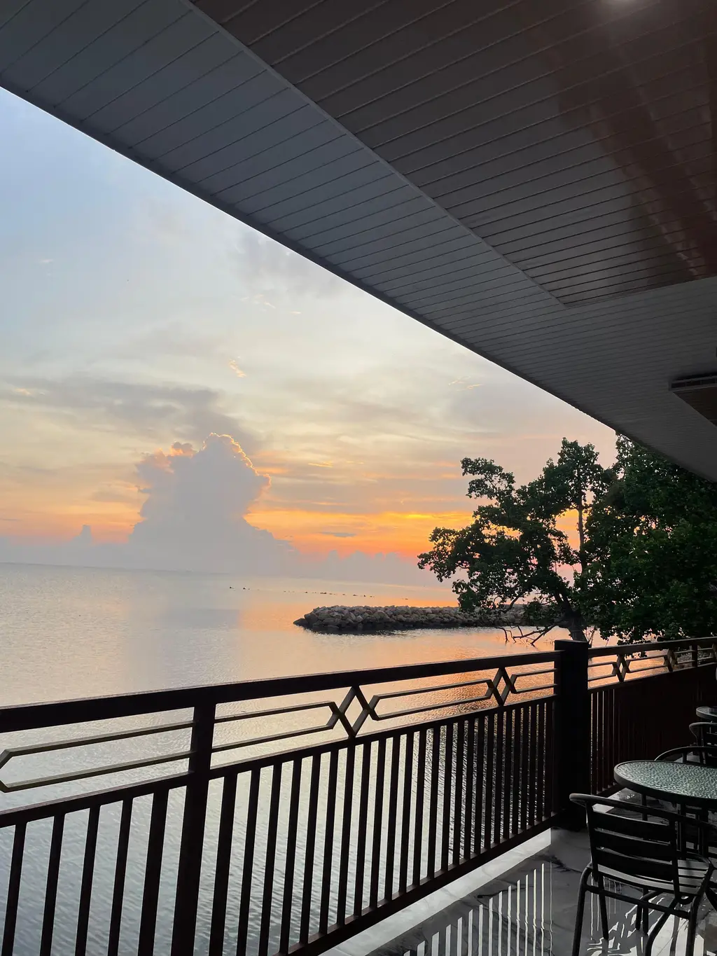 Sunset from Restaurant Terrace